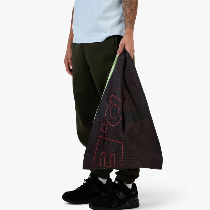 b.Eautiful x LTTT Times Reusable Bag Black / Lime