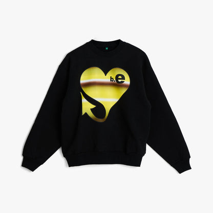 b.Eautiful x Sara Yukiko b.e Bad Sweatshirt / Black
