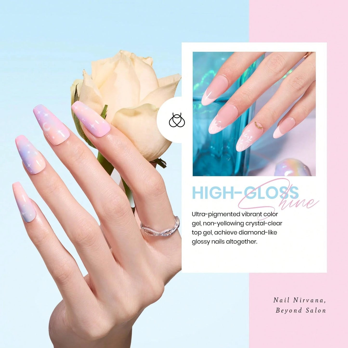 Beetles Spring Gel Polish Set- Fingertip Palette, 32 Colors Valentines Polish Set With Base Top Coat