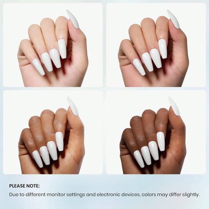 Beetles White Gel Nail Polish-1PC 15ml White Spring Colors Gel Polish