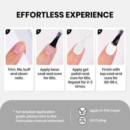 Beetles White Gel Nail Polish-1PC 15ml White Spring Colors Gel Polish