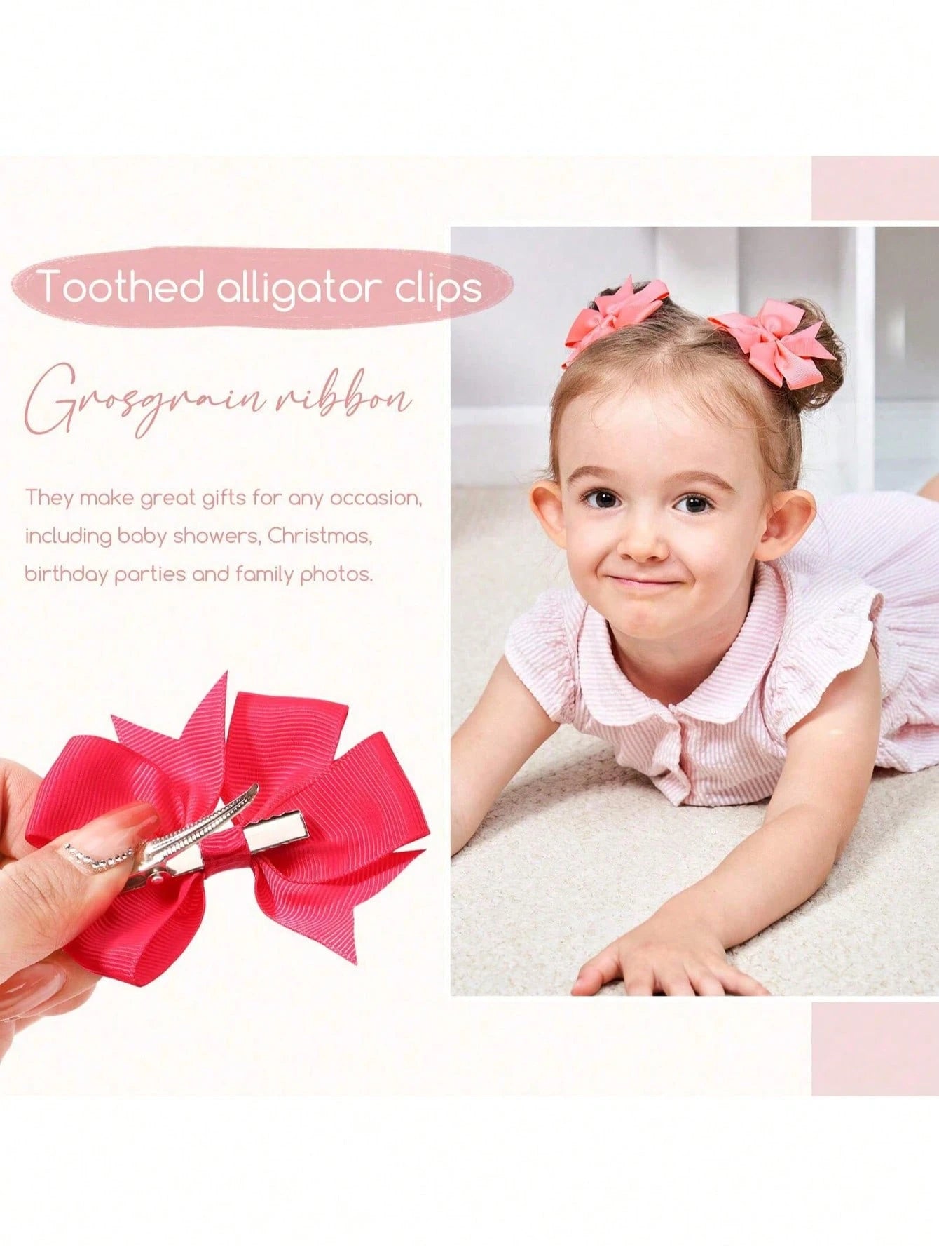 bilicaca 10/30/40/50pcs Cute Butterfly Shaped Hair Clips, Suitable For Children, Colorful And Fun Hair Accessories, All-Season Polyester Butterfly Hair Clips, Suitable For Casual Everyday Wear, Festiv