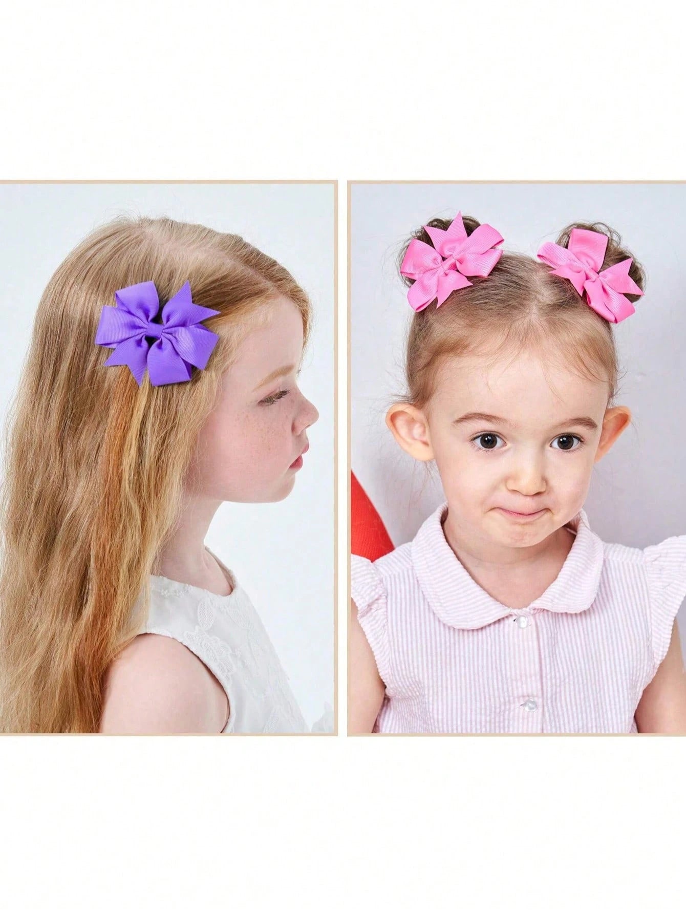 bilicaca 10/30/40/50pcs Cute Butterfly Shaped Hair Clips, Suitable For Children, Colorful And Fun Hair Accessories, All-Season Polyester Butterfly Hair Clips, Suitable For Casual Everyday Wear, Festiv