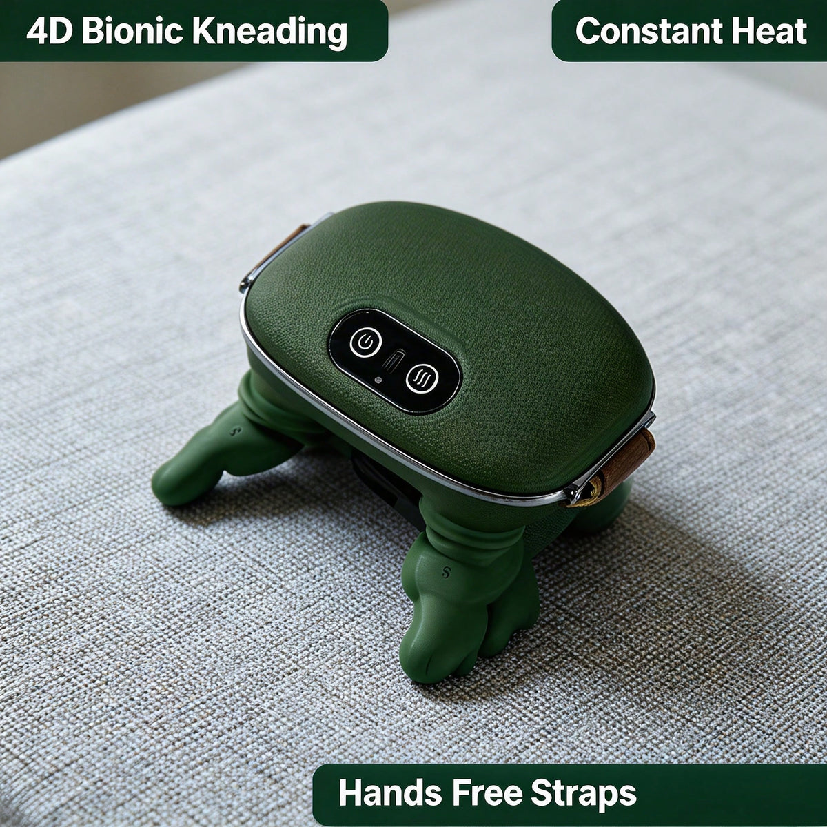 Bionic Finger Neck Shoulder Massager Wireless Neck Cervical Trapezius 4D Kneading Body Back Hand Massage Shawl Brushless Motor