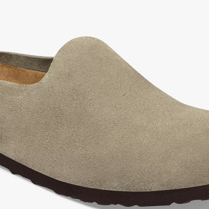 Birkenstock Amsterdam Wrapped Suede / Taupe