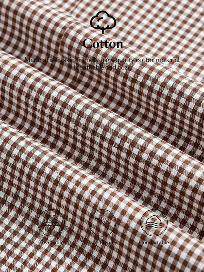 BizChic V-Neck Plaid Dress, Vintage French Elegant Business Formal Vacation Country Slouchy Luxury Dating Daily Holiday Halloween Back To School Party Birthday Wedding Guest Church Special Occasion Ve