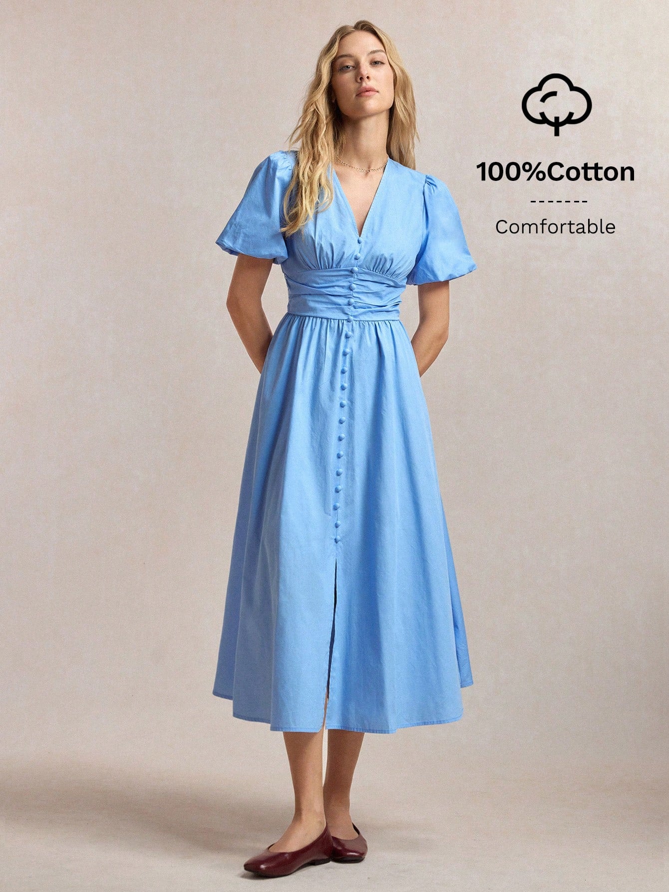 BizChic V-Neck Plaid Dress, Vintage French Elegant Business Formal Vacation Country Slouchy Luxury Dating Daily Holiday Halloween Back To School Party Birthday Wedding Guest Church Special Occasion Ve