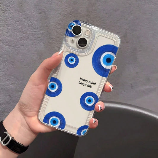 Blue Evil Eye Design, Suitable As Birthday Or Christmas Gift For Couples, Daughters, Girlfriends, Teenage Girls