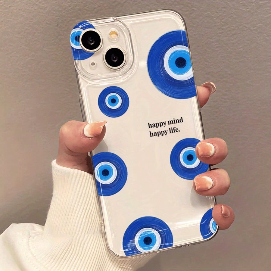Blue Evil Eye Design, Suitable As Birthday Or Christmas Gift For Couples, Daughters, Girlfriends, Teenage Girls