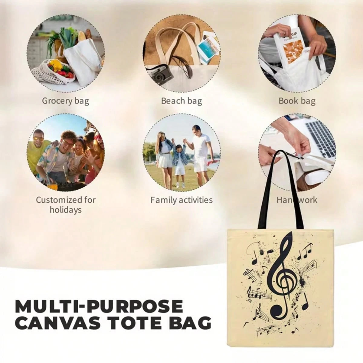 Bookish Romance Reader Women's Fashion Casual Unisex Bag, Handbag, Tote Bag, Hand-Carried Bag