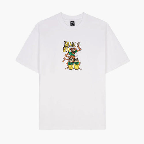 Brain Dead Bongo Brain T-Shirt / White