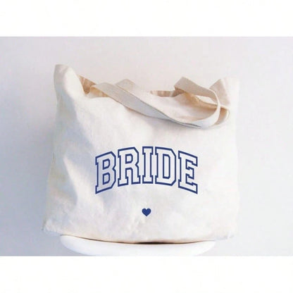 Bride Canvas Tote Bag: Engagement Gift