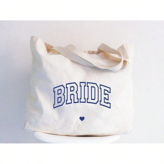 Bride Canvas Tote Bag: Engagement Gift