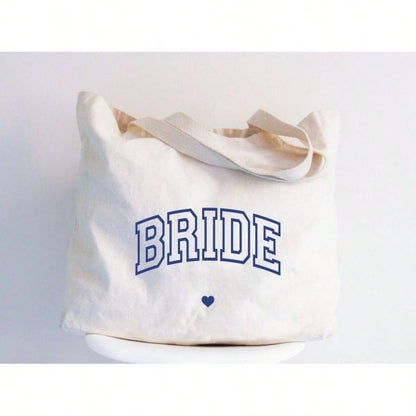 Bride Canvas Tote Bag: Engagement Gift