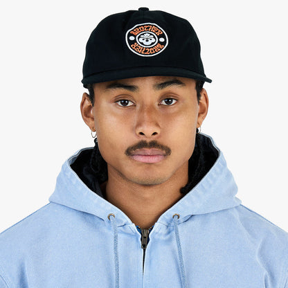 Brother Brother Flower Kine Medallion Cap / Black