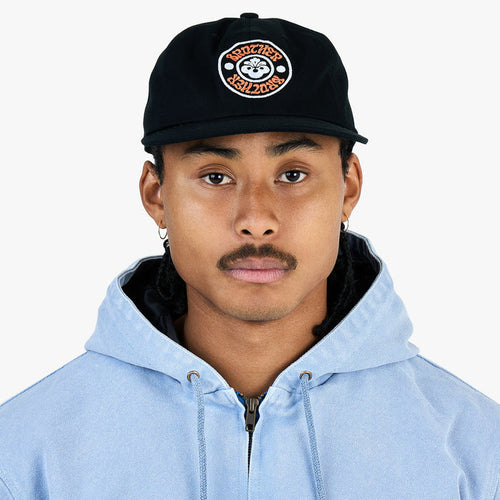 Brother Brother Flower Kine Medallion Cap / Black