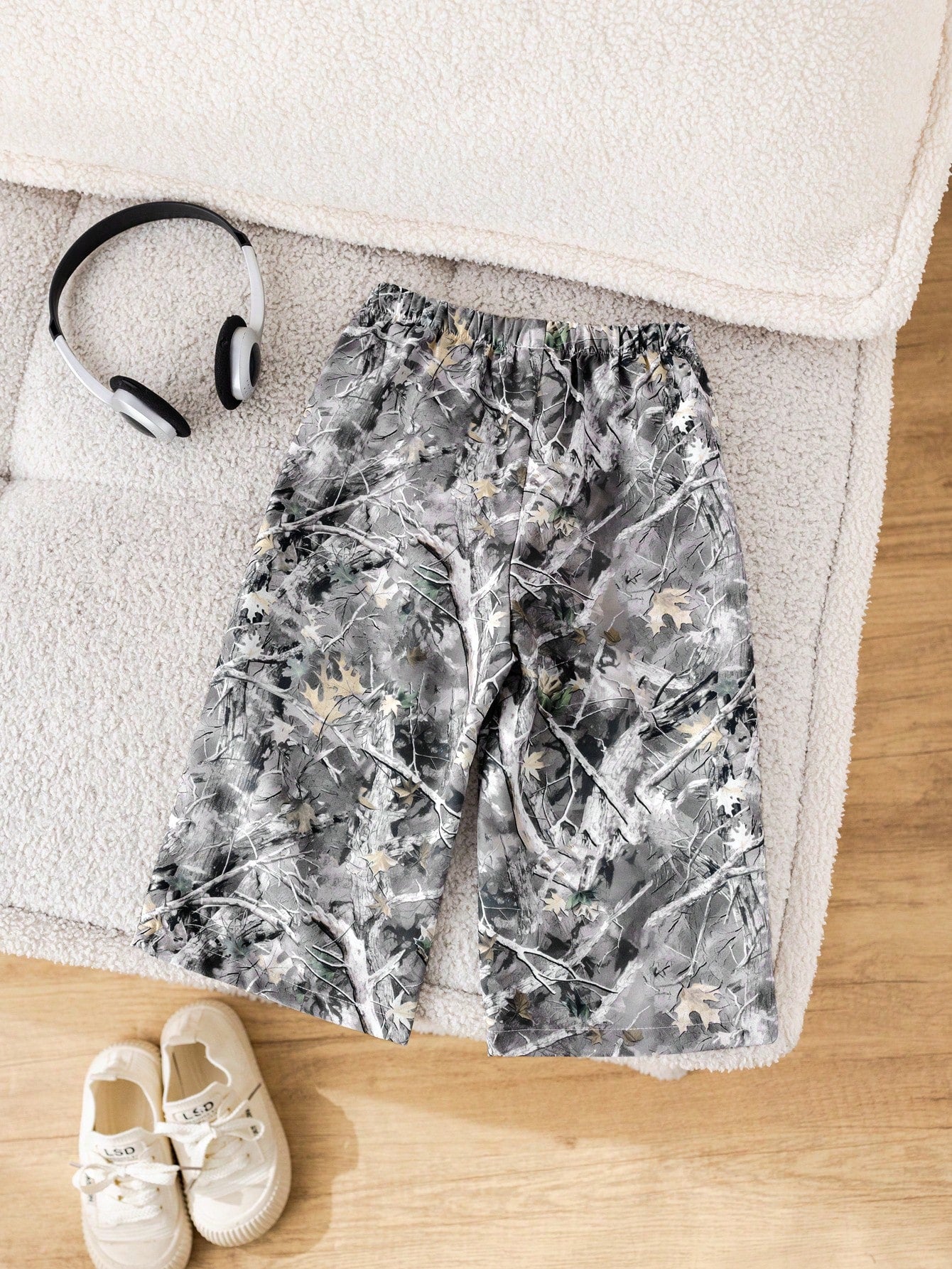 Bubblio 1pc Baby Boy Casual Sports Camo Printed Straight Leg Pants,Cute Daily Comfortable Street Trousers,Suitable For Outings,School,Gatherings,All Seasons