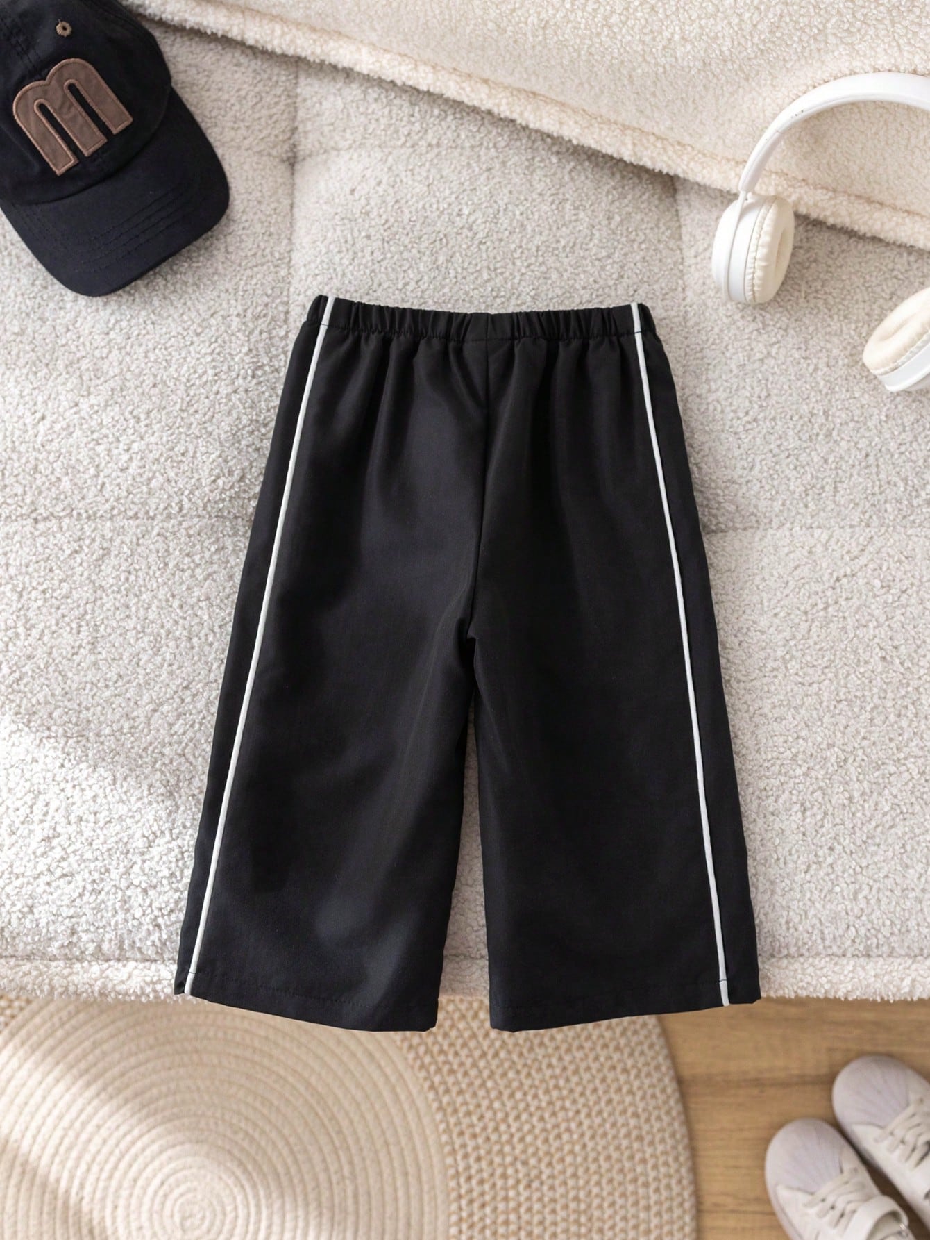 Bubblio 1pc Baby Boy Casual Sports Camo Printed Straight Leg Pants,Cute Daily Comfortable Street Trousers,Suitable For Outings,School,Gatherings,All Seasons