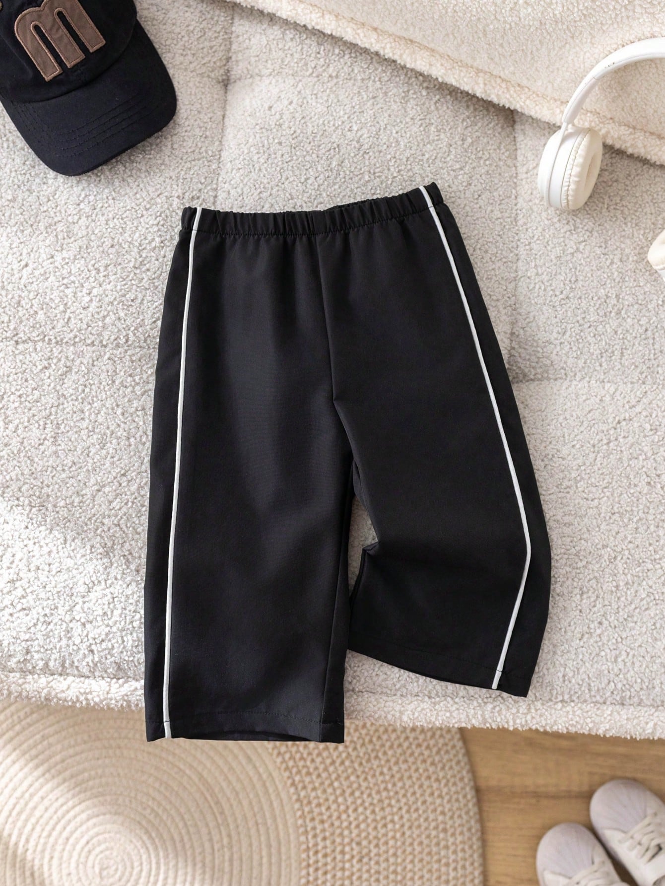 Bubblio 1pc Baby Boy Casual Sports Camo Printed Straight Leg Pants,Cute Daily Comfortable Street Trousers,Suitable For Outings,School,Gatherings,All Seasons