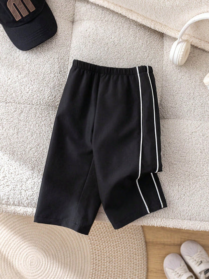 Bubblio 1pc Baby Boy Casual Sports Camo Printed Straight Leg Pants,Cute Daily Comfortable Street Trousers,Suitable For Outings,School,Gatherings,All Seasons