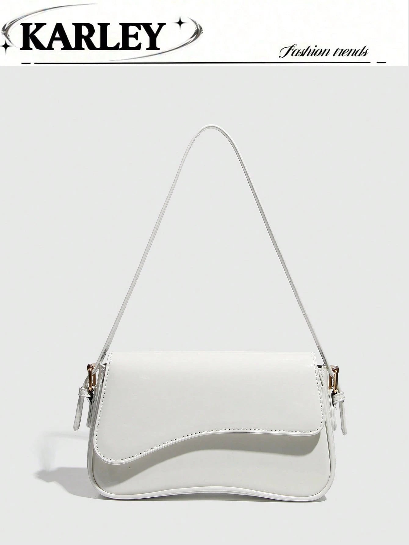 Burgundy Bag Minimalist Solid Color Women's Shoulder Bag PU Leather Texture Suitable For Work, Business, Commuting