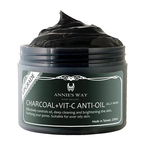 Charcoal + Vit-C Anti-Oil Jelly Mask 250ml