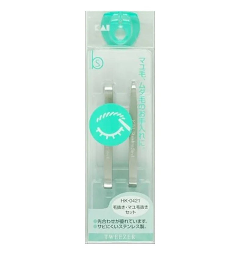 BS Tweezers Set For Body Hair & Eyebrow (2 pcs)