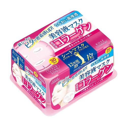 Clear Turn Essence Mask Collagen (30 Masks)