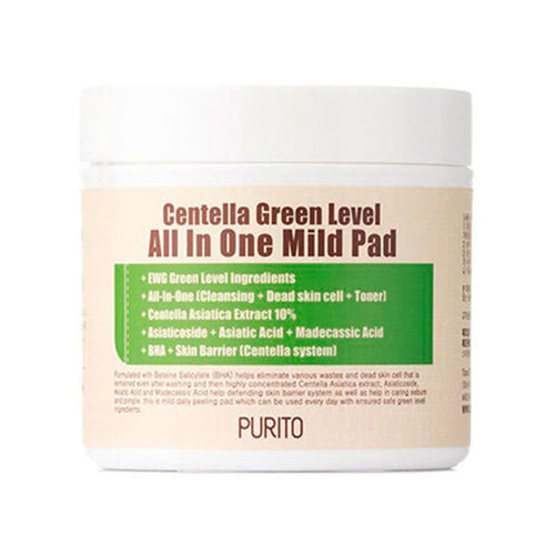 Centella Green Level All In One Mild Pad 70 Pads