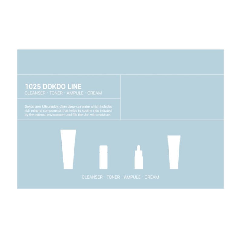 1025 Dokdo Line Skin Care Trial Kit (4pcs)