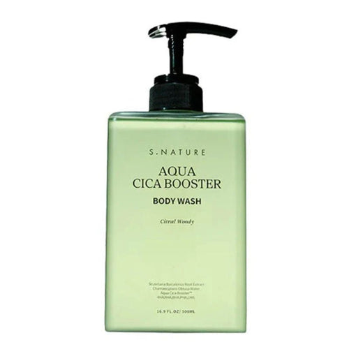 Aqua Cica Booster Body Wash 500ml (Citral Woody)