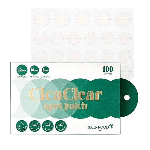 Cica Clear Spot Patch Set (110 Patches) (12mm*50, 10mm*60)
