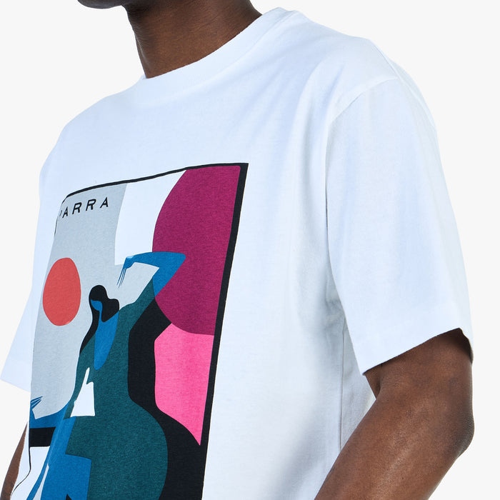 by Parra Ball To The Face T-Shirt / White