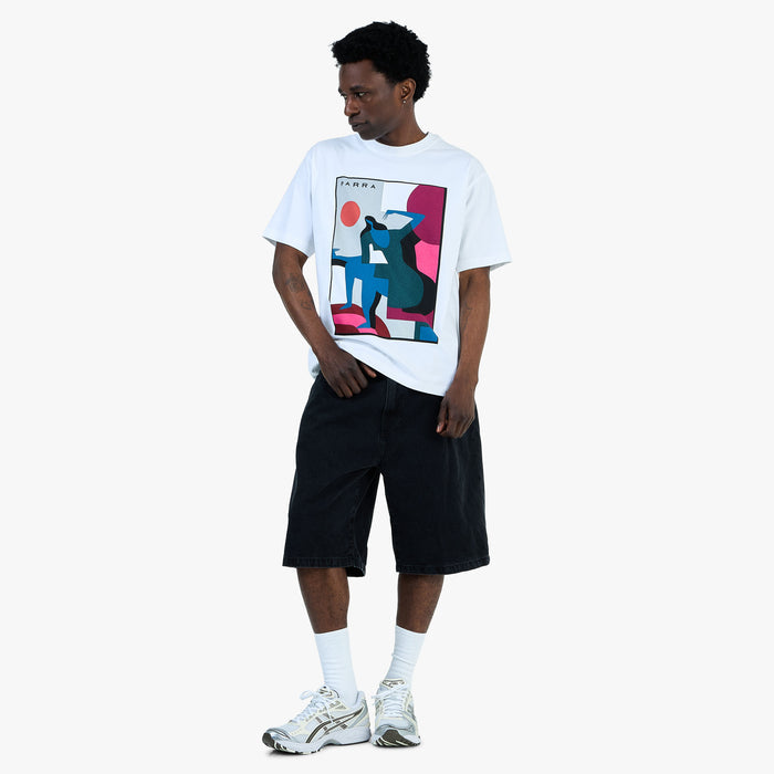 by Parra Ball To The Face T-Shirt / White
