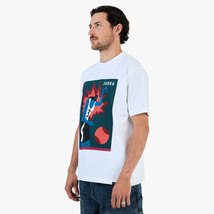 by Parra Basketball T-Shirt / White