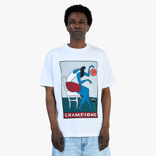 by Parra Champione T-Shirt / White