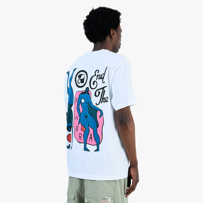 by Parra End The Loungechair T-Shirt / White