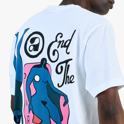 by Parra End The Loungechair T-Shirt / White