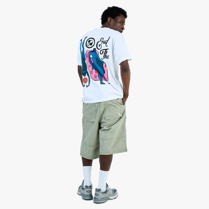 by Parra End The Loungechair T-Shirt / White
