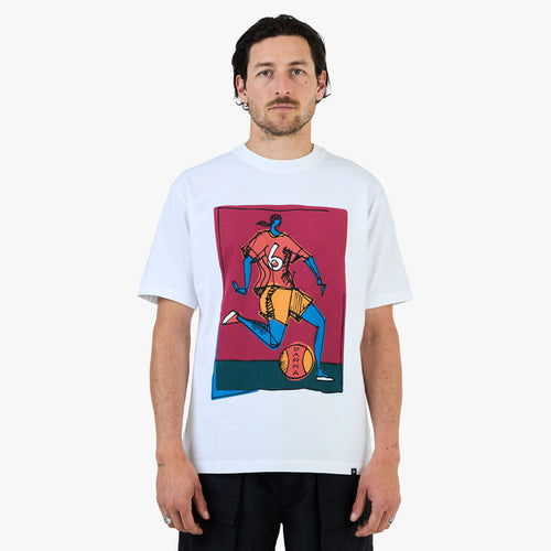 by Parra Kicked Around T-Shirt / White