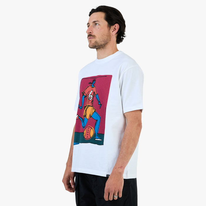 by Parra Kicked Around T-Shirt / White