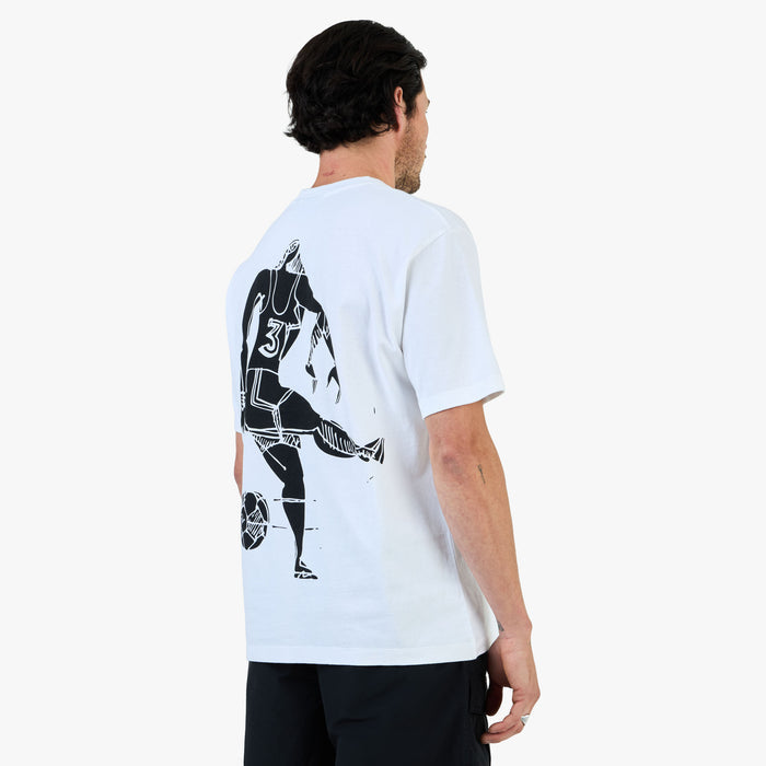 by Parra Kicked Around T-Shirt / White