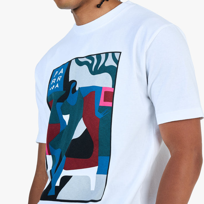 by Parra Leaving Now T-Shirt / White