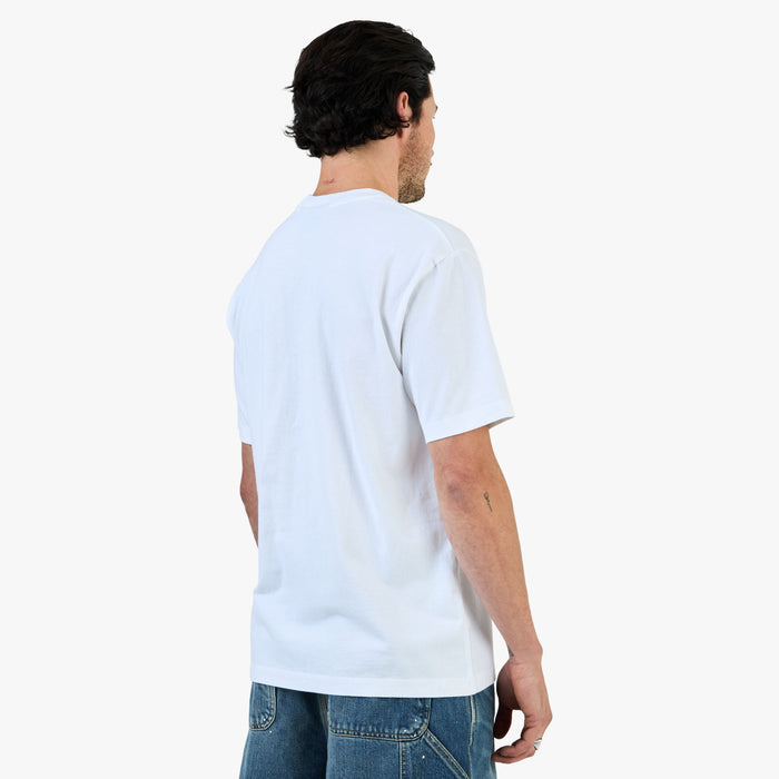 by Parra Ping Ponged T-Shirt / White
