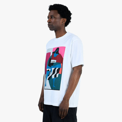 by Parra Reading The Square T-Shirt / White