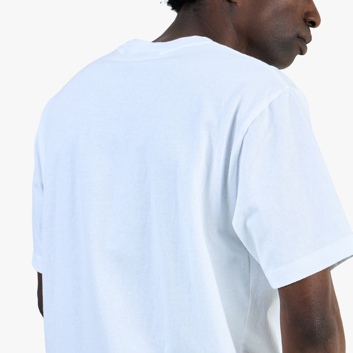 by Parra Reading The Square T-Shirt / White