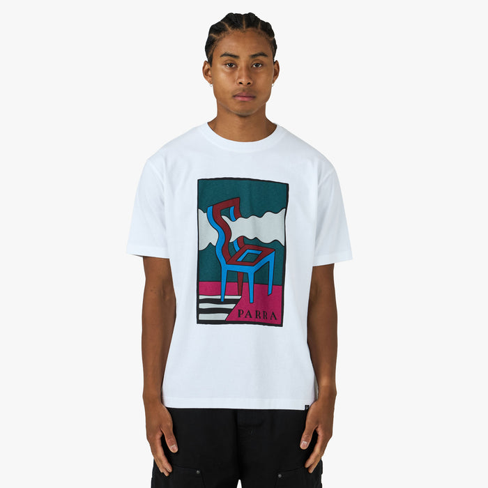 by Parra Smoke Chair T-Shirt White