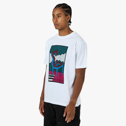by Parra Smoke Chair T-Shirt White