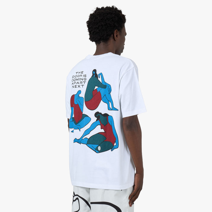 by Parra The Broken Door T-Shirt White