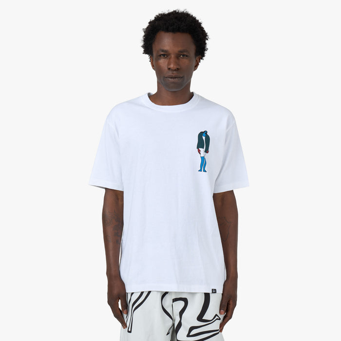 by Parra The Broken Door T-Shirt White